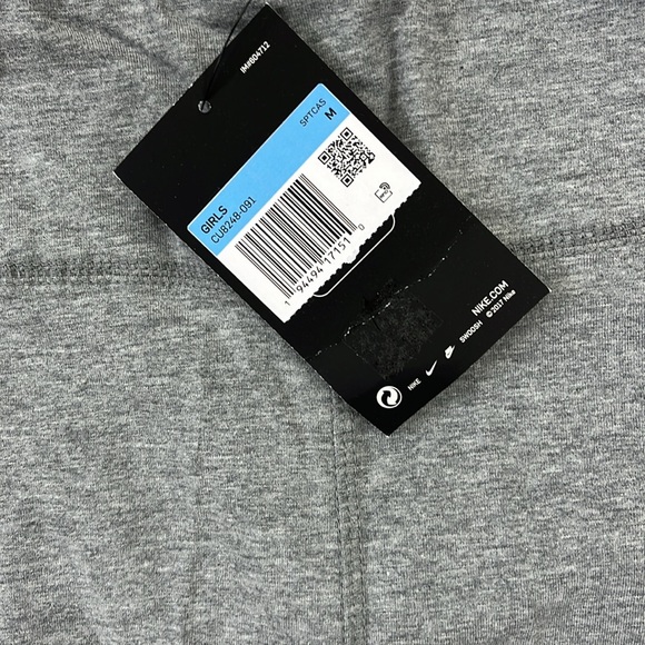Nike Girls Leggings Gray Size M Little kids/Big kids - Picture 6 of 9
